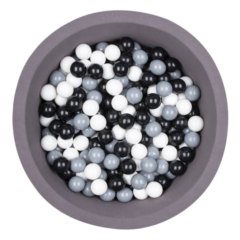 Gri Top Havuzu – Siyah/Gri/Beyaz Top